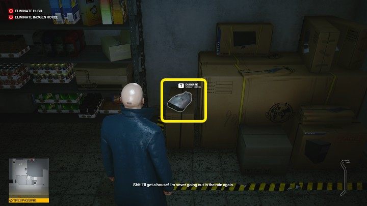 An einigen Stellen auf der Karte finden Sie verlassene Verkleidungen, in die Agent 47 sofort wechseln kann – Hitman 3: Verkleidung – wie kann man sie ändern?  - FAQ – Hitman 3-Leitfaden