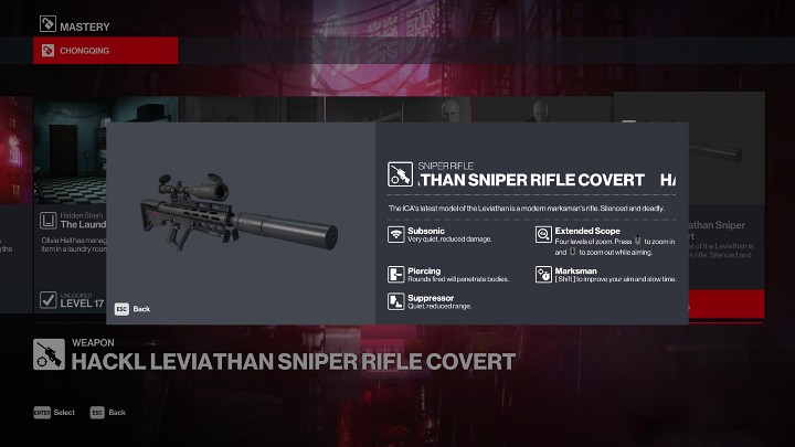 Das beste Scharfschützengewehr, das Sie in Hitman 3 freischalten können, ist das Hackl Leviathan Sniper Rifle Covert – Hitman 3: Belohnungen für die Meisterschaftsstufe – welche sind das?  - FAQ – Hitman 3-Leitfaden
