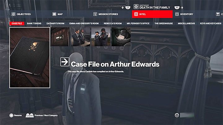 An additional mandatory objective is to obtain Case File on Arthur Edwards - Hitman 3: Death in the Family, Dartmoor - map, mission information - Death in the Family - Dartmoor - Hitman 3 Guide