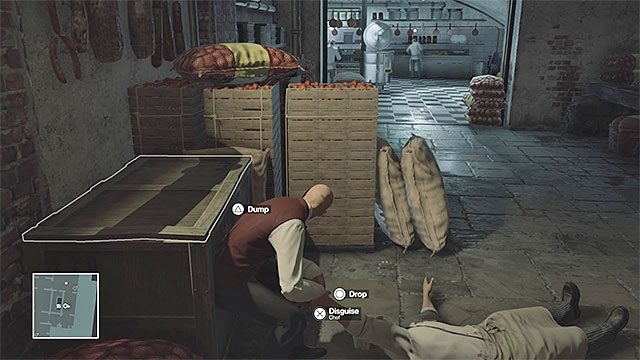 Chefs work on the 0th level of the palace. - Disguises and important items | Paris: The Showstopper - Paris: The Showstopper - Hitman Game Guide