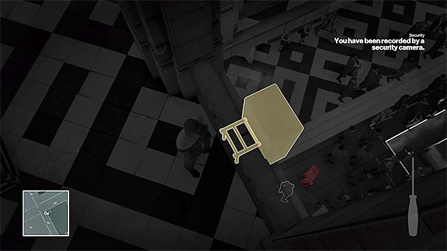 Go in the disguise to the second floor of the palace - Murdering Viktor Novikov | Paris: The Showstopper - Paris: The Showstopper - Hitman Game Guide