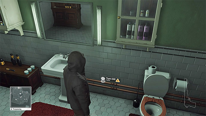You can turn off the valve in the bathroom - Murdering Sean Rose | Colorado - Colorado: Freedom Fighters - Hitman Game Guide