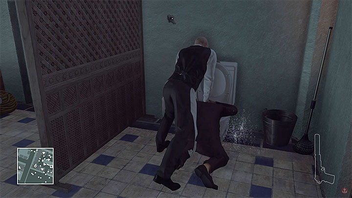 If Kong comes to the toilet, you will be able to drown him - Murdering Kong Tuo-Kwang | Marrakesh: A House Built on Sand - Summer Episode - Marrakesh: A House Built on Sand - Hitman Game Guide