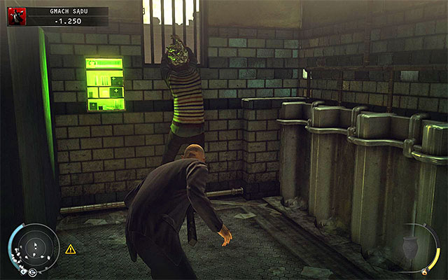 This challenge can be completed in the Courthouse stage - 15: Skurkys Law - p. 1 - Challenges - Hitman: Absolution - Game Guide and Walkthrough