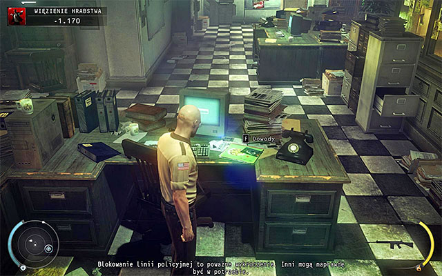 First evidence can be obtained in the County jail stage - 16: Operation Sledgehammer - Challenges - Hitman: Absolution - Game Guide and Walkthrough
