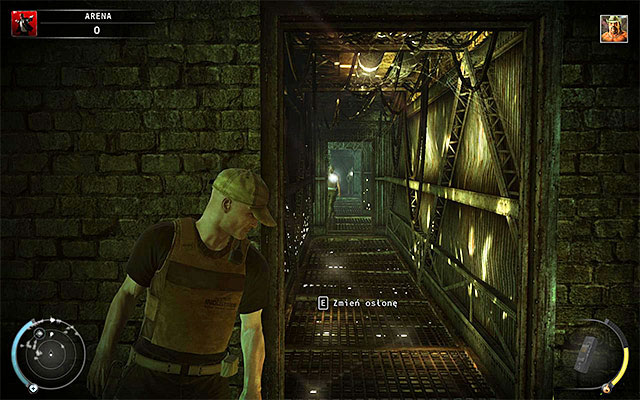 After reaching the most upper balconies, watch out, because depending on the difficulty setting these are patrolled by one or two guards - The Arena - Murdering Sanchez in traditional way - 13: Fight Night - Hitman: Absolution - Game Guide and Walkthrough