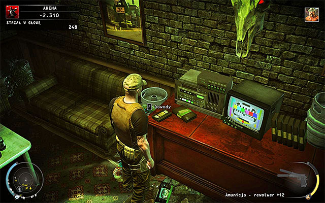 The second evidence can be obtained in the The Arena stage - 13: Fight Night - Challenges - Hitman: Absolution - Game Guide and Walkthrough
