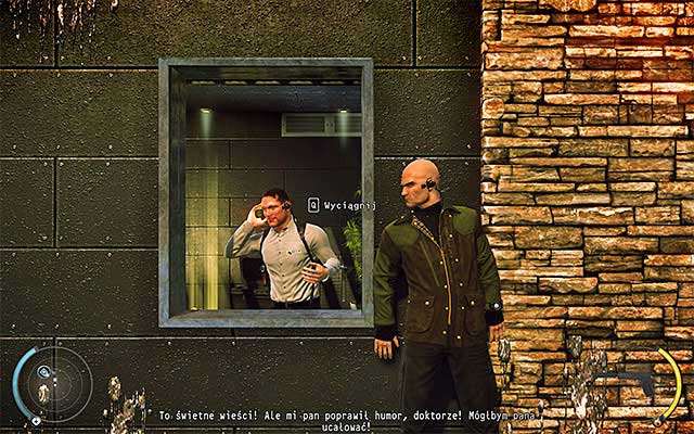 حرکت به سمت چپ، توقف در شاتر، جایی که شما گارد را ببینید - Cliff - 1: قرارداد شخصی - Hitman: Absolution - راهنمای بازی و گام به گام