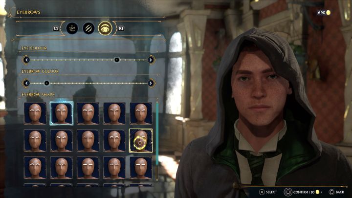 Die verfügbaren Optionen sind: Hogwarts Legacy: Können Sie Ihr Gesicht und Ihre Frisur nach dem Start des Spiels ändern?  - Hauptfigur – Hogwarts Legacy Guide