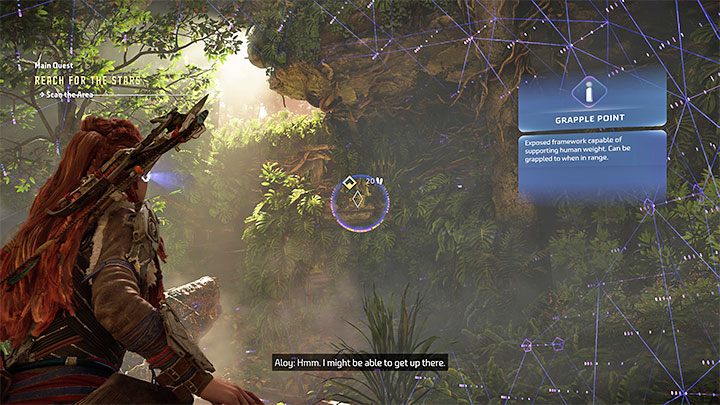In the new location scan the area with your Focus - Horizon Forbidden West: Reach for the Stars - walkthrough - Main Storyline - Horizon Forbidden West Guide
