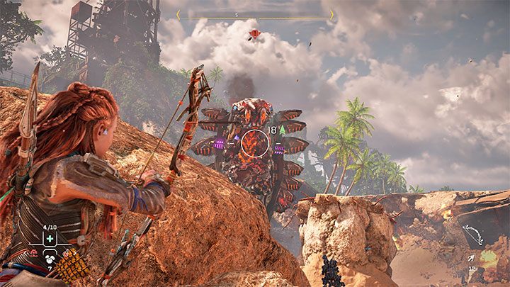 The boss can hide underground and then attack you from somewhere else - Horizon Forbidden West: Reach for the Stars - walkthrough - Main Storyline - Horizon Forbidden West Guide