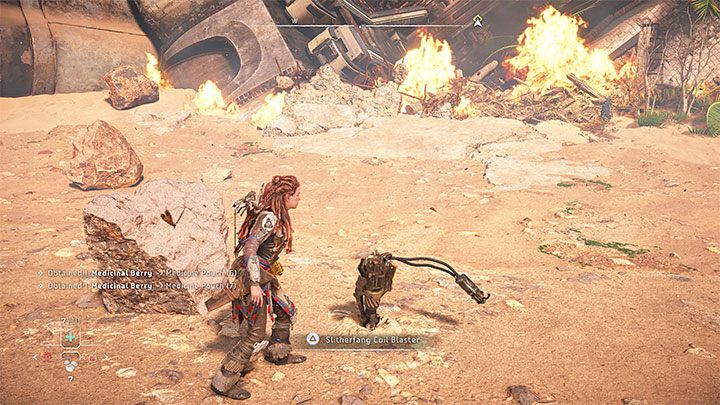 You can find useful loot in the arena - mainly berries for healing and resources for arrows - Horizon Forbidden West: Reach for the Stars - walkthrough - Main Storyline - Horizon Forbidden West Guide