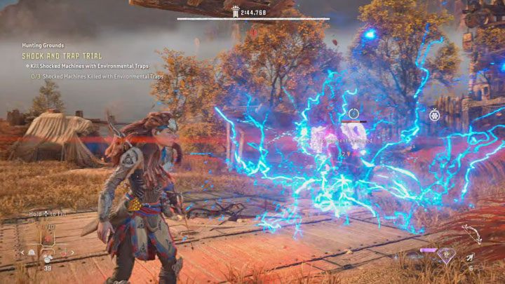 Always start near a trap - Horizon Forbidden West: Hunting Grounds: The Daunt - walkthrough - Hunting grounds - Horizon Forbidden West Guide