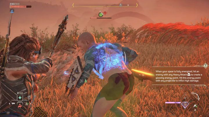 If you have the Resonator Blast skill unlocked already, you can make things easier and use it to deal significant damage to the boss - Horizon Forbidden West: The Embassy - walkthrough - Main Storyline - Horizon Forbidden West Guide