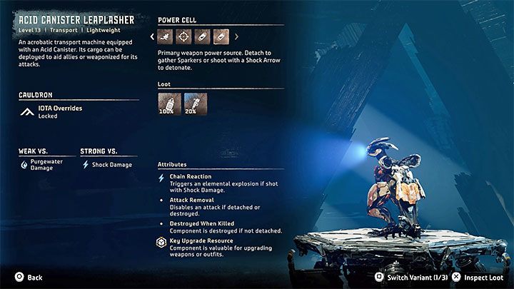 The second component is more problematic - the Leaplasher Spark Coil - Horizon Forbidden West: Deaths Door - walkthrough - Main Storyline - Horizon Forbidden West Guide