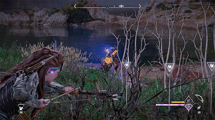 Stay sneaky and undetected - otherwise the Leaplashers will start running around and your job will get much more difficult - Horizon Forbidden West: Deaths Door - walkthrough - Main Storyline - Horizon Forbidden West Guide