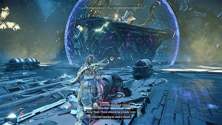 You will reach the main cauldron chamber with a large machine within the dome - Horizon Forbidden West: The Dying Lands - walkthrough - Main Storyline - Horizon Forbidden West Guide