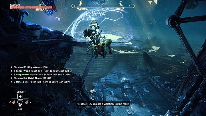 You need to return to the cauldron's large central room, which you passed earlier - Horizon Forbidden West: GEMINI - walkthrough - Main Storyline - Horizon Forbidden West Guide