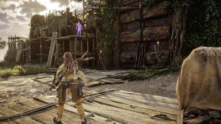 Approach the Utaru tribesman standing at the entrance to the Eclipse hideout and talk to him - Horizon Forbidden West: Shadow in the West - walkthrough - Side quests - Horizon Forbidden West Guide