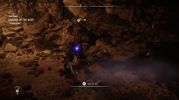 Finally, return to Yef and tell him about your findings - Horizon Forbidden West: Shadow in the West - walkthrough - Side quests - Horizon Forbidden West Guide