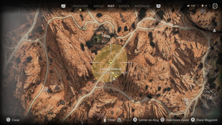 Your first contract from Larend will consist of ambushing a convoy - Horizon Forbidden West: Barren Light Salvage Contractor - List of all contracts - Contracts for scrap metal - Horizon Forbidden West Guide