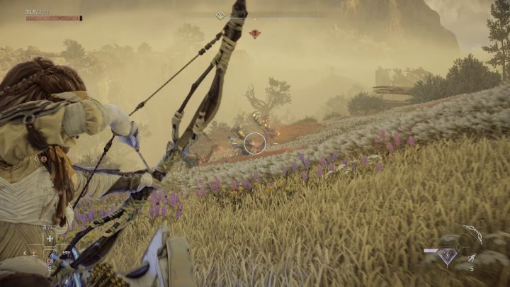 When you reach the machines, the Fanghorn and its pack will start running away - Horizon Forbidden West: Barren Light Salvage Contractor - List of all contracts - Contracts for scrap metal - Horizon Forbidden West Guide