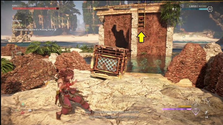 After scanning the Tallneck, you will need to collect the two parts - Horizon Forbidden West: Tallneck (Landfall) - Location - Landing - Horizon Forbidden West Guide