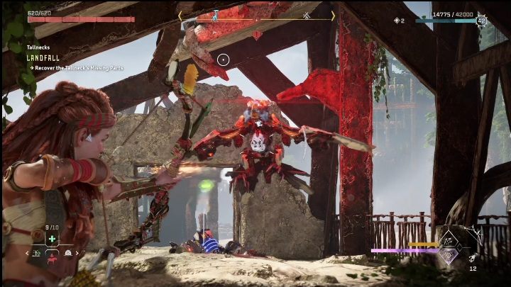 You may come across an opponent in this area - Horizon Forbidden West: Tallneck (Landfall) - Location - Landing - Horizon Forbidden West Guide