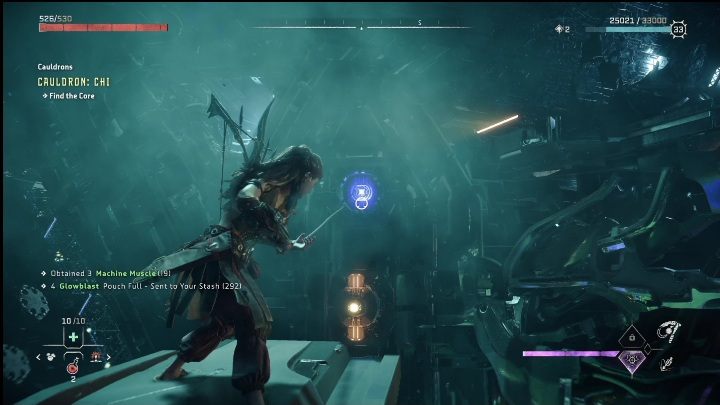 Climb all the way to the top and activate the final canister - Horizon Forbidden West: Cauldron CHI (The Stand of the Sentinels) - location, walkthrough - The Stand of the Sentinels - Horizon Forbidden West Guide