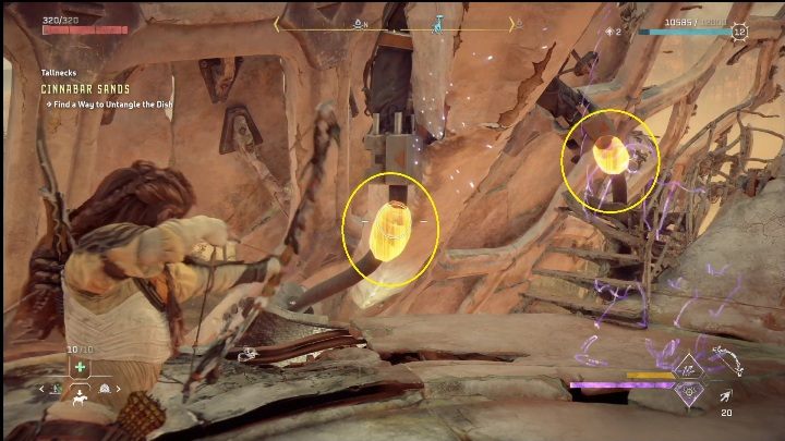 Time to head further up - Horizon Forbidden West: Tallneck (Cinnabar Sands) - location - Cinnabar Sands - Horizon Forbidden West Guide