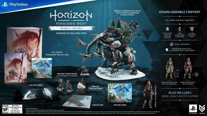 The most complete extras-wise edition of the game - Horizon Forbidden West: Game editions - Appendix - Horizon Forbidden West Guide