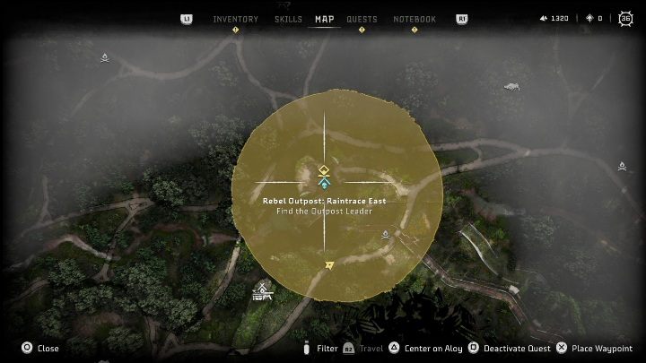 Reward: none - Horizon Forbidden West: Rebel camps and outposts (The Stand of the Sentinels) - locations - The refuge of the rangers - Horizon Forbidden West Guide