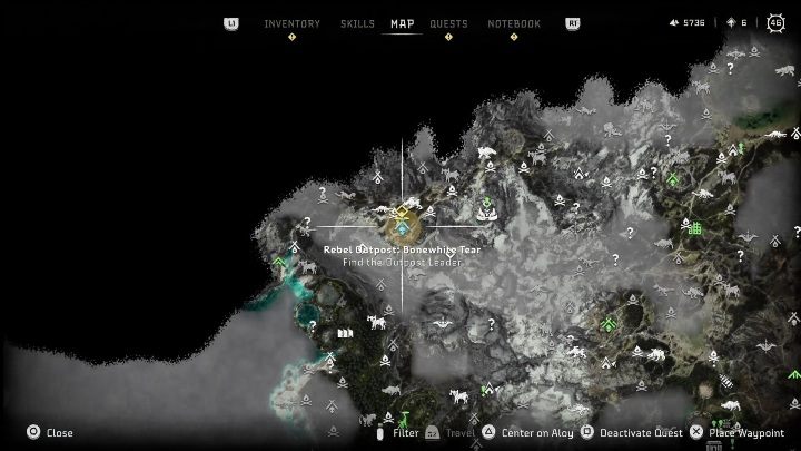 4 - Horizon Forbidden West: Rebel camps and outposts (The Stand of the Sentinels) - locations - The refuge of the rangers - Horizon Forbidden West Guide