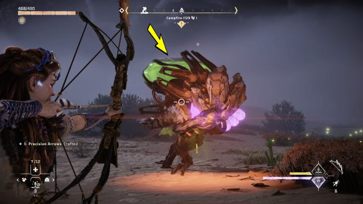 Accept the contract and head to the machine's lair - Horizon Forbidden West: Stillsands - list of all contracts - Salvage Contracts - Horizon Forbidden West Guide