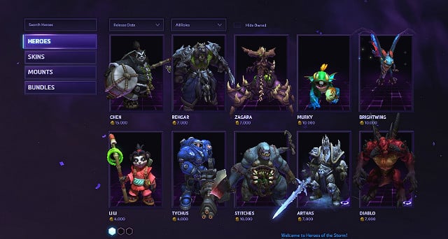 Shop | How to start - Heroes of the Storm Game Guide | gamepressure.com
