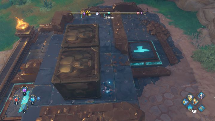 This is one of the easier puzzles to solve - Immortals Fenyx Rising: Chests (Grove of Kleos) - map - Grove of Kleos - Immortals Fenyx Rising Guide