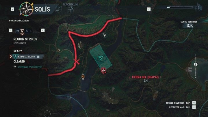 The location of the mission is very close to where you complete the Behind The Lines mission, so its worth completing it at first and then moving further to the Wanay Extraction - Wanay Extraction | Region Strikes walkthrough for Just Cause 4 - Region Strikes - Just Cause 4 Guide