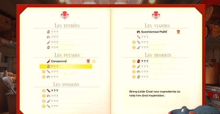 Starter - A list of all meals | Cooking in Kingdom Hearts 3 - Cooking - Kingdom Hearts 3 Guide