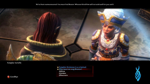 First go to Domus Politica and talk to Templar Jorielle located on the floor - Adessa - p. 2 | Side missions - Side missions - Kingdoms of Amalur: Reckoning Game Guide & Walkthrough