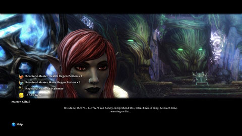 Once the opponent is dead, return to Kiftal to end the mission and collect reward - Amaura | Side missions - Side missions - Kingdoms of Amalur: Reckoning Game Guide & Walkthrough