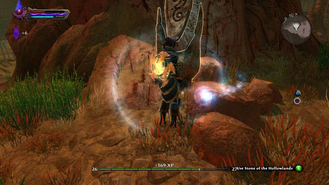 The stone is located in the southern part of the location, north-west from Duneshead Mine M3(6) - The Hollowlands | Detyre, Klurikon and Alabastra Lorestones - Lorestones - Kingdoms of Amalur: Reckoning Game Guide & Walkthrough