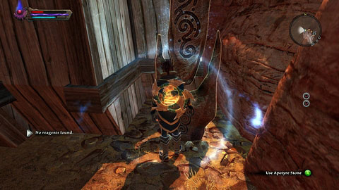 The second stone stand near the entrance to Zungar Shaft M5(3) - Apotyre | Detyre, Klurikon and Alabastra Lorestones - Lorestones - Kingdoms of Amalur: Reckoning Game Guide & Walkthrough