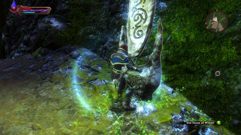 The stone is located in the northern part of the location, near the Tinehil undergrounds - Winter - p. 1 | Detyre, Klurikon and Alabastra Lorestones - Lorestones - Kingdoms of Amalur: Reckoning Game Guide & Walkthrough