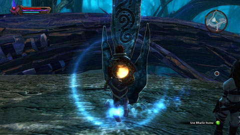 The second stone can be found a bit further to the south - Bhaile | Detyre, Klurikon and Alabastra Lorestones - Lorestones - Kingdoms of Amalur: Reckoning Game Guide & Walkthrough