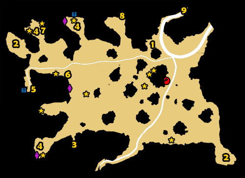 1 - Alfar Camp - M10 - Drowned Forest | Maps - Maps - Kingdoms of Amalur: Reckoning Game Guide & Walkthrough