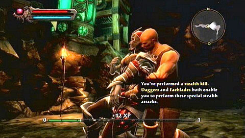 At some point you will receive info about sneaking - Well of Souls | Walkthrough - Walkthrough - Kingdoms of Amalur: Reckoning Game Guide & Walkthrough