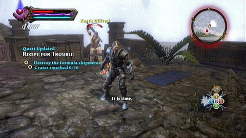 The man youre looking for can be found right beside the first door - Odarath I - p. 1 | Side missions - Side missions - Kingdoms of Amalur: Reckoning Game Guide & Walkthrough