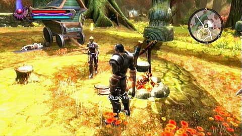 After reaching his camp, speak with the woman named Finna - Odarath I - p. 1 | Side missions - Side missions - Kingdoms of Amalur: Reckoning Game Guide & Walkthrough