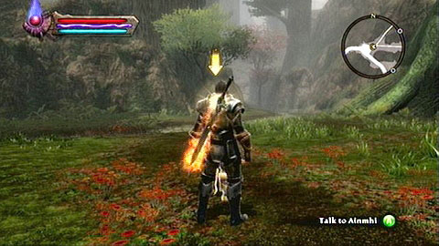 On the path right beside the location entrance you will meet a man who considers himself a wolf M2(1) - Odarath II - p. 1 | Side missions - Side missions - Kingdoms of Amalur: Reckoning Game Guide & Walkthrough