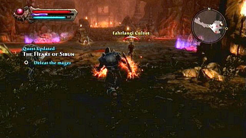 Keep going onwards until and you will come across the Fahrlangi Cultists - Odarath II - p. 2 | Side missions - Side missions - Kingdoms of Amalur: Reckoning Game Guide & Walkthrough